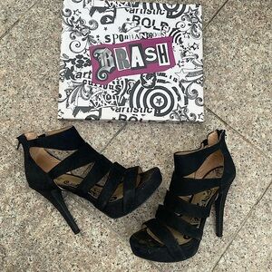 Cut-out design heels